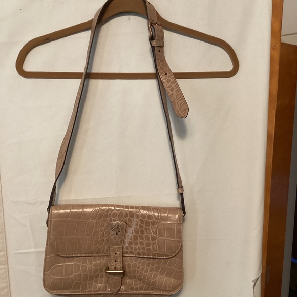 MULBERRY CROC EMBOSSED LEATHER MESSANGER BAG - Picture 2 of 16